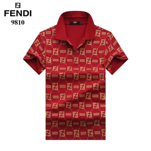 fendi polo衫 2021新款 芬迪翻領短袖polo衫 MG9810款