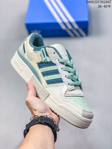 adidas Forum 84 Low 2024女生低幫摩術貼 百搭潮流休閒運動板鞋 