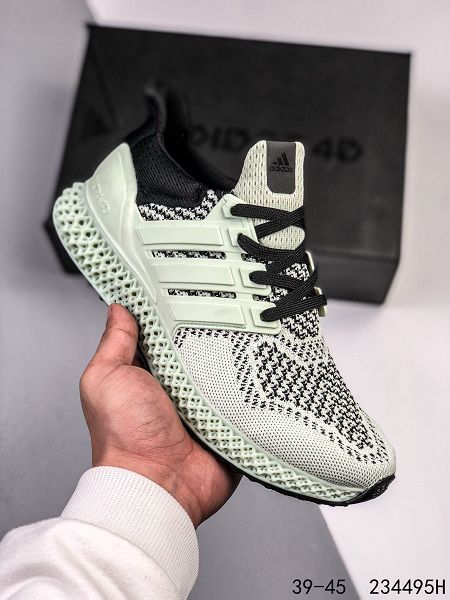 Adidas Ultra 4D 2021新款 針織4D黑科技打印底男生慢跑鞋