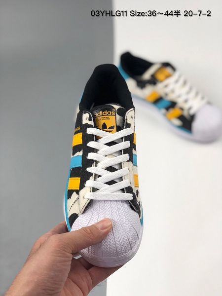 Adidas Superstar 2020新款 貝殼頭奶牛男女生低幫板鞋