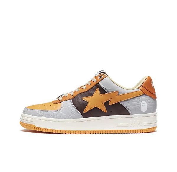 A Bathing Ape 2022新款 安逸猿BAPE Sta Low 閃星系列復古運動板鞋