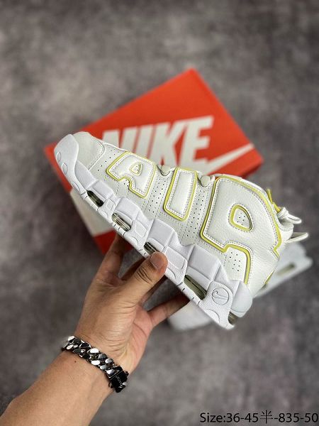 Nike Air More Uptempo 96 QS 2021新款 皮蓬大AIR經典系列男女款籃球鞋 帶半碼