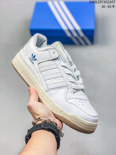 adidas Forum 84 Low 2024男女生低幫摩術貼 百搭潮流休閒運動板鞋