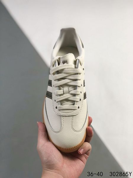 Adidas Samba Vegan OG 2024新款女生低幫休閒運動板鞋 