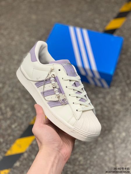 Adidas Originals Superstar 2022新款 貝殼頭經典女款休閒板鞋