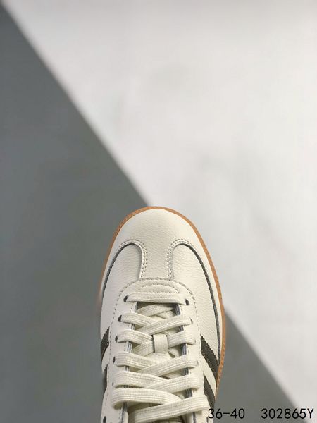 Adidas Samba Vegan OG 2024新款女生低幫休閒運動板鞋 