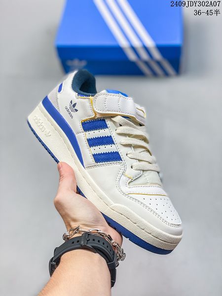 adidas Forum 84 Low 2024男女生低幫摩術貼 百搭潮流休閒運動板鞋