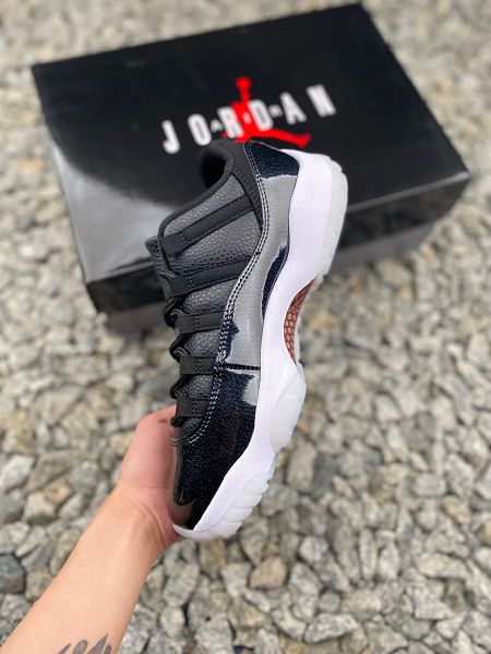 Air Jordan 11 Low 2022新款 喬丹十一代大魔王全皮質男款籃球鞋 有47碼