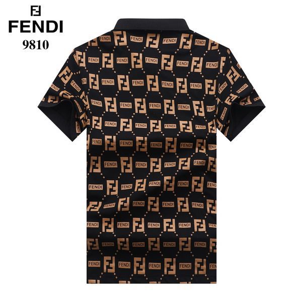 fendi polo衫 2021新款 芬迪翻領短袖polo衫 MG9810款