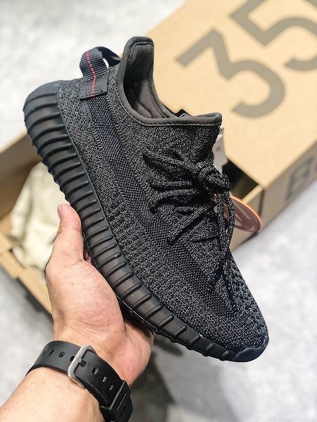 Adidas Yeezy Boost 350 V2 2020新款 真爆椰子情侶款慢跑鞋 帶半碼