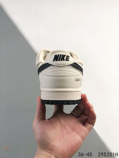 Nike SB Dunk Low 2024新款男女生綁繩綁帶系列 LV聯名復古低幫休閒運動滑板板鞋