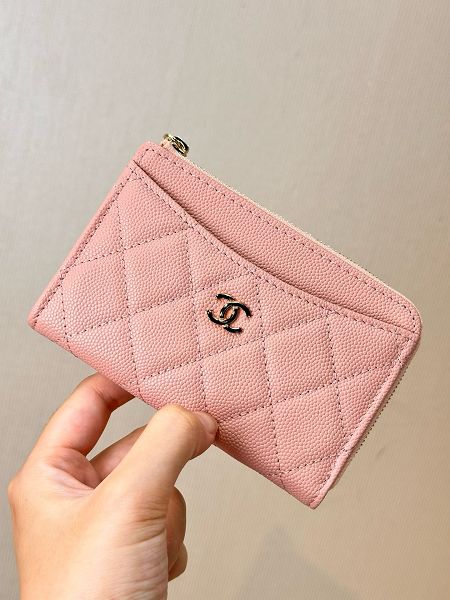 chanel皮夾 香奈兒2024新款手拿包 ZJ3179球紋零錢包卡包