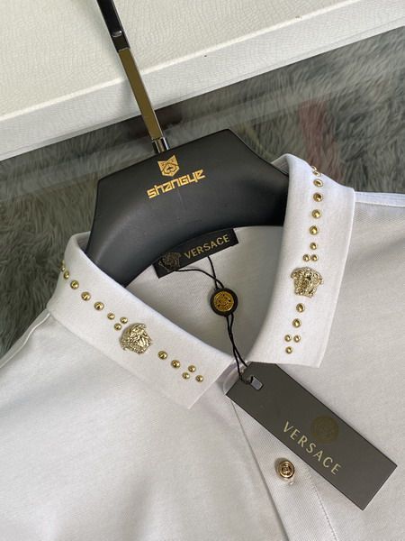 versace polo衫 2021新款 凡賽斯翻領短袖polo衫 MG0319款