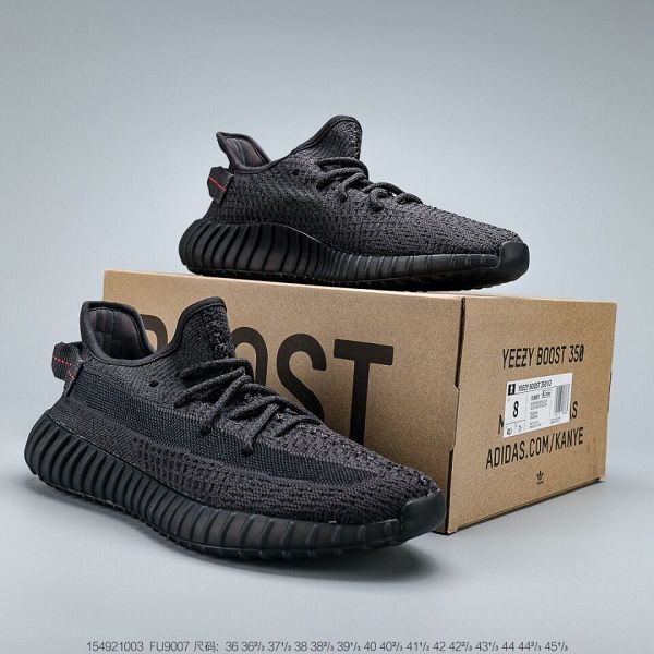 Adidas Yeezy Boost 350 V2 2019新款 真爆滿天星夜光情侶款慢跑鞋 帶半碼