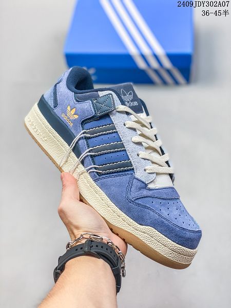 adidas Forum 84 Low 2024男女生低幫摩術貼 百搭潮流休閒運動板鞋