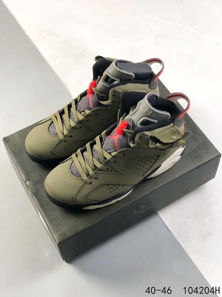 Travis Scott x Air Jordan 6 Cactus Jack 男士復古休閒文化籃球鞋