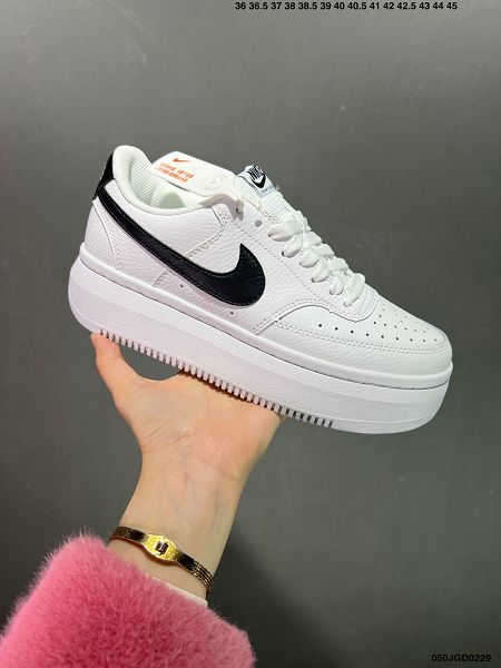 Nike Court Vision Alta LTR Low 2024新款男女生學院視覺阿爾塔系列鬆糕休閒運動皮革厚底板鞋