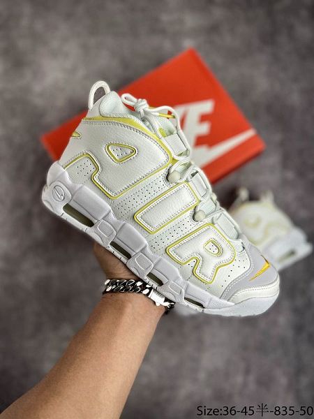 Nike Air More Uptempo 96 QS 2021新款 皮蓬大AIR經典系列男女款籃球鞋 帶半碼