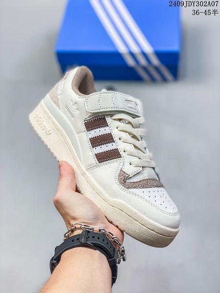 adidas Forum 84 Low 2024男女生低幫摩術貼 百搭潮流休閒運動板鞋