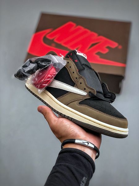 Travis Scott x Nike Air Jordan 1 Low x Louis Vuitton 2024最新情侶款運動板鞋