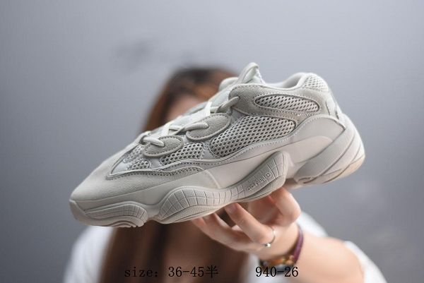 Adidas YEEZY Desert Rat AdiPrene 2019新款 椰子500緩震情侶款慢跑鞋