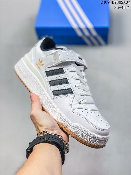 adidas Forum 84 Low 2024男女生低幫摩術貼 百搭潮流休閒運動板鞋