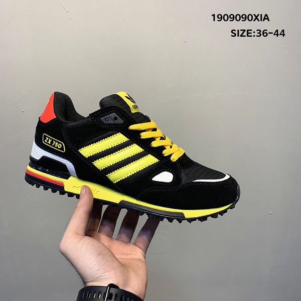 adidas originals zx750 2019新款 三葉草復古情侶款休閒慢跑鞋