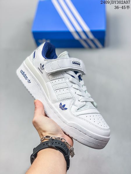 adidas Forum 84 Low 2024男女生低幫摩術貼 百搭潮流休閒運動板鞋