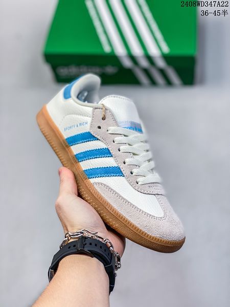 Adidas Originals Samba OG 2024新款男女生百搭低幫休閒運動板鞋