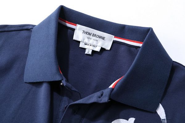 thom browne polo衫 2021新款 湯姆·布朗翻領短袖polo衫 MG0320款