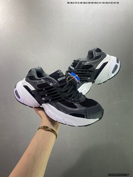 ADIDAS XLG 2024新款男女生網面厚底增高老爹鞋