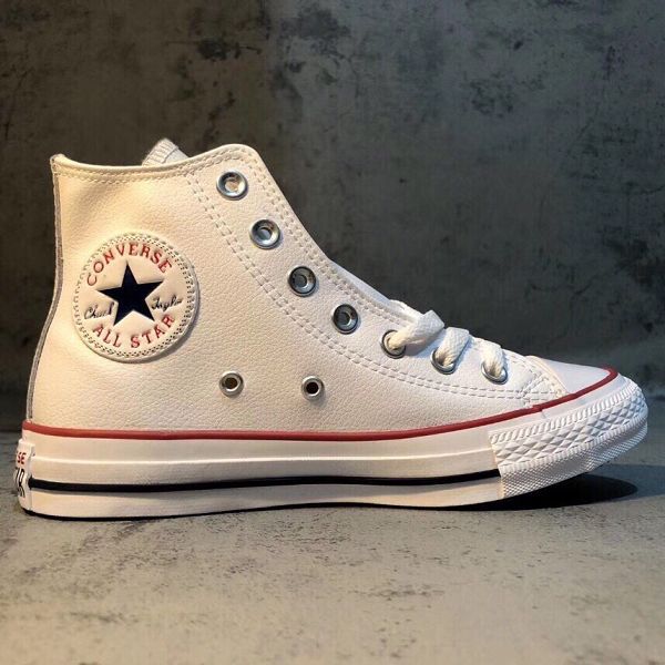 Converse All Star 2023新款 匡威經典皮荔枝紋男女生高低幫板鞋