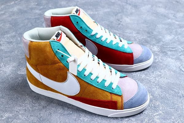 Nike Blazer Mid 1977 Vintage WE 2020新款 開拓者經典情侶款帆布低幫板鞋 帶半碼