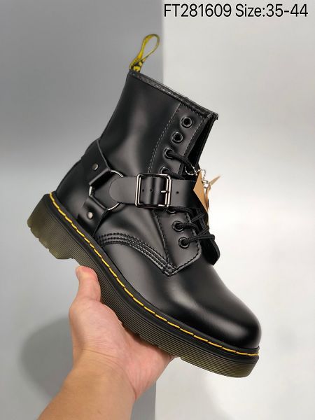 dr martens 馬汀大夫 2020新款 Jadon 8 Zip Boots復古機車厚底粗跟情侶款馬丁靴