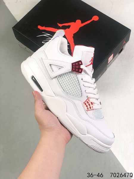 Nike Air Jordan 4 2022新款 喬丹四代復古男女款文化籃球鞋 有46碼