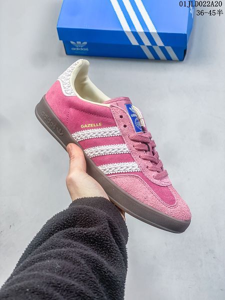 Adidas Originals Gazelle Indoor 三葉草 2024全新男女款復古防滑耐磨低幫板鞋