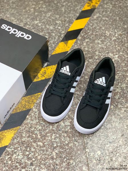 Adidas NEO GVP CANVAS STR 2022新款 男女款校園風帆布低幫校園板鞋