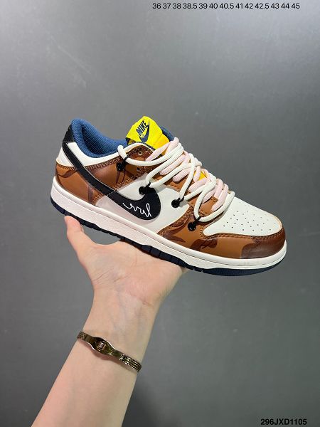 Futura x Nike Dunk Low SB聯名 2024新款男女生解構綁帶滑板鞋