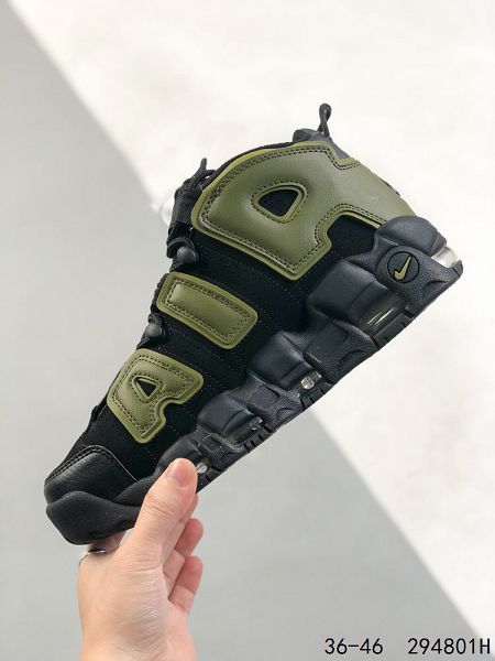 Nike Air More Uptempo 男女款皮蓬全掌氣墊籃球運動鞋