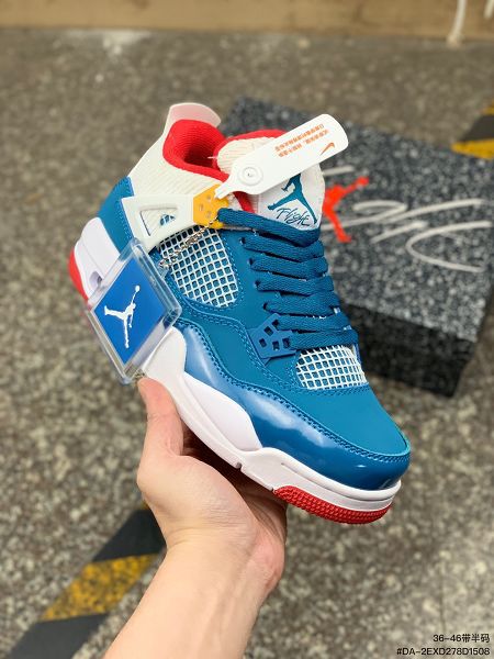 Air Jordan 4 Retro 2023新款 喬丹4代男女款藍白紅籃球鞋