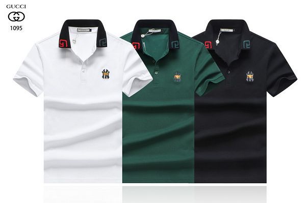 gucci polo衫 2021新款 古馳翻領短袖polo衫 MG1095款