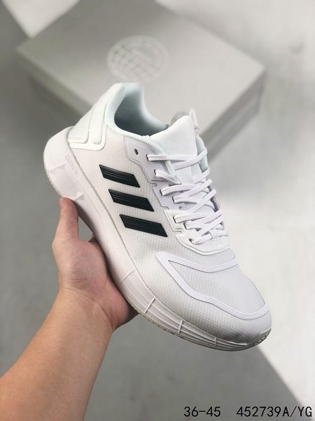 ADIDAS DURAMO 10 2022新款 愛迪達三葉草清風系列男女款復古網面透氣跑步鞋