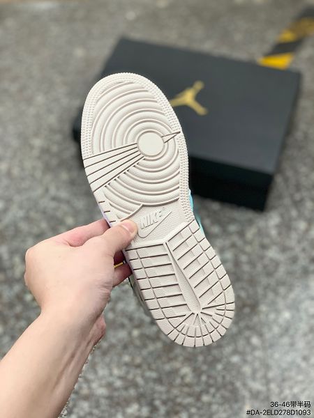 Air Jordan 1 Mid 2023新款 喬丹1代白褐男女款籃球鞋