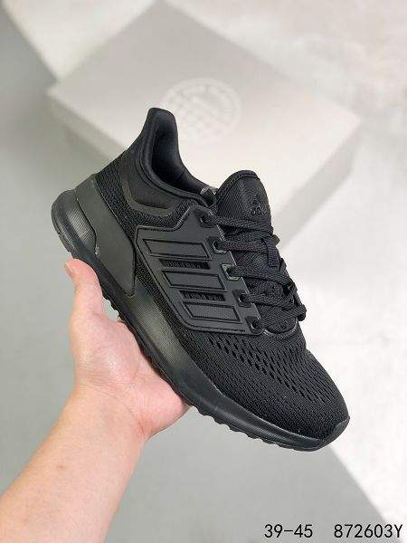 Adidas EQ21Run 2022新款 男款緩震休閑運動跑鞋