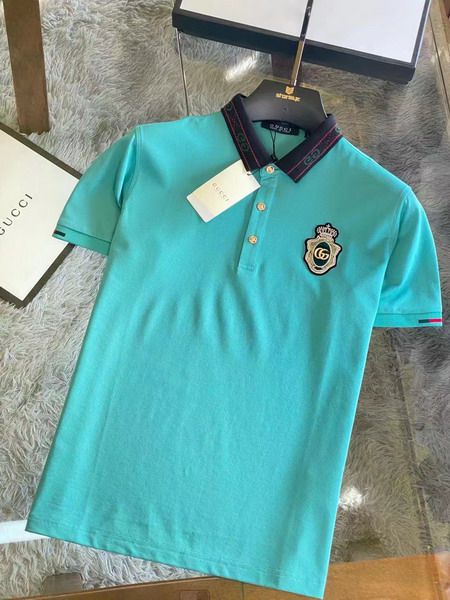 gucci polo衫 2021新款 古馳翻領短袖polo衫 MG0319款