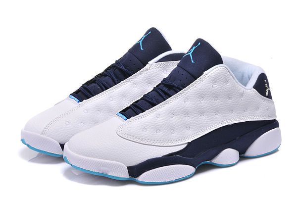 air jordan 13代 2015新款 低幫30週年複刻版 熊貓時尚男生球鞋 白藍色