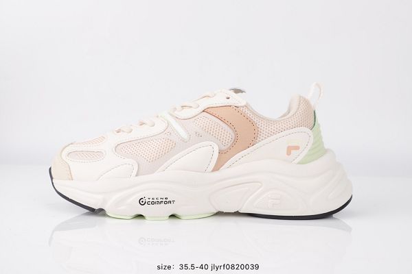 Fila Fusion 2021新款 斐樂夏季網面透氣火星復古女款老爹鞋跑鞋