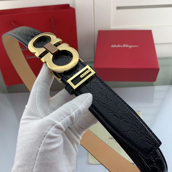 salvatore ferragamo皮帶 菲拉格慕2020新款 HF202030牛皮石頭紋時尚腰帶