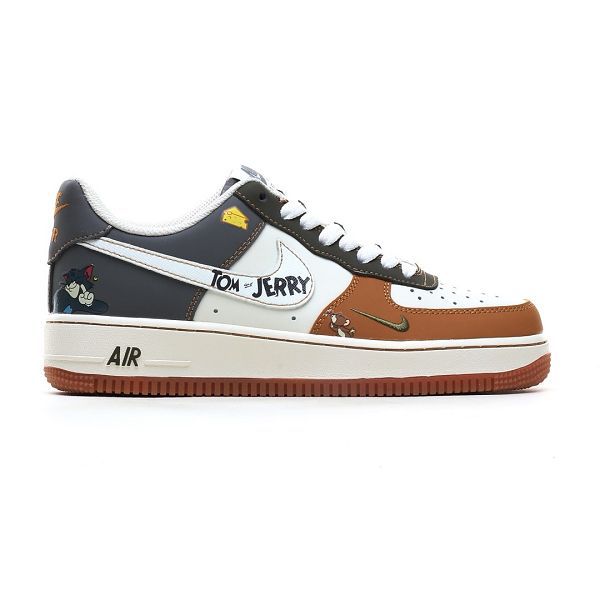 Nike Air Force 1 Low 07 Tom and Jerry 塗鴉拼色 2024新款男女休閒板鞋