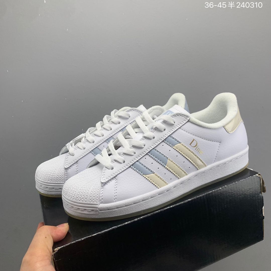 Adidas貝殼頭 三葉草 SUPERSTAR 2024情侶款休閒運動板鞋